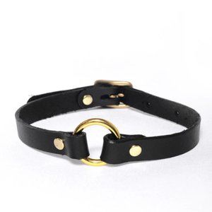 Zana Bayne Signature Choker (Black and Gold)